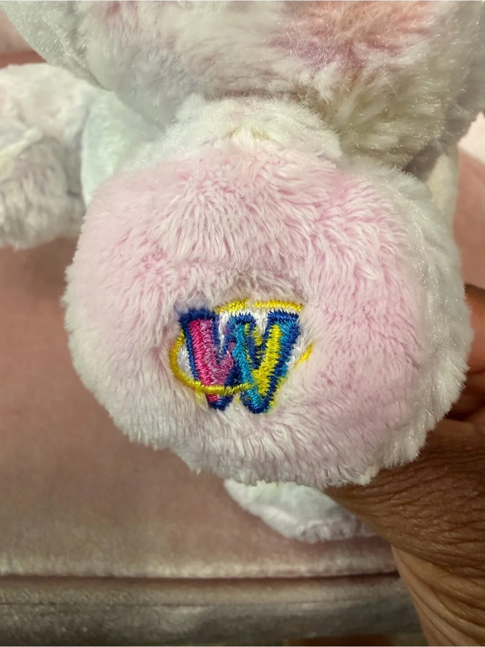 GANZ Pastel Pink Bunny Plush Small Pet Toy